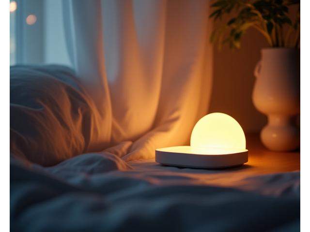 Συσκευή υποβοήθησης ύπνου με απαλούς ήχους και φως