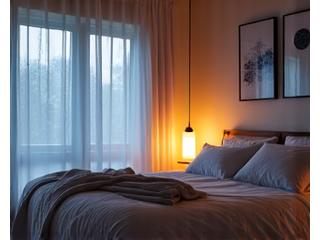 Κρεβάτι με απαλό φωτισμό για καλύτερο ύπνο